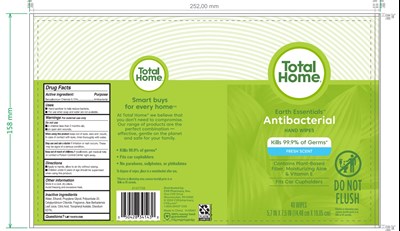 Antiseptic Wipe (Barrel Antibacterial Moist Wipes 40ct Resaved)